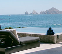 Oceanfront lounge view
