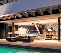 Luxury outdoor living space